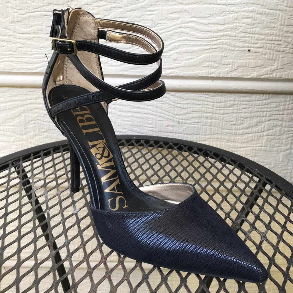 Sam & Libby Black Stilettos